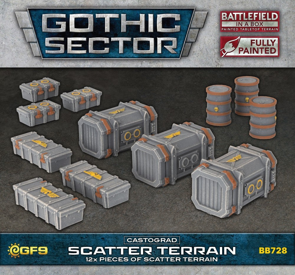 PREORDER Battlefield in a Box: Gothic Sector  Castograd Scatter Terrain