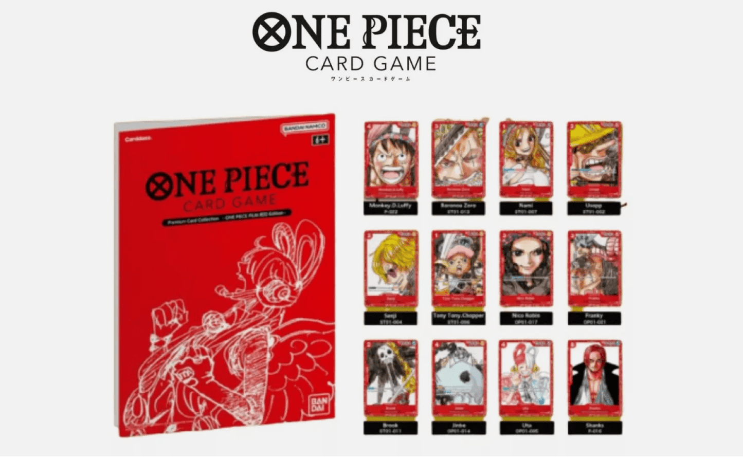 One Piece TCG: Premium Card Collection - Film Red