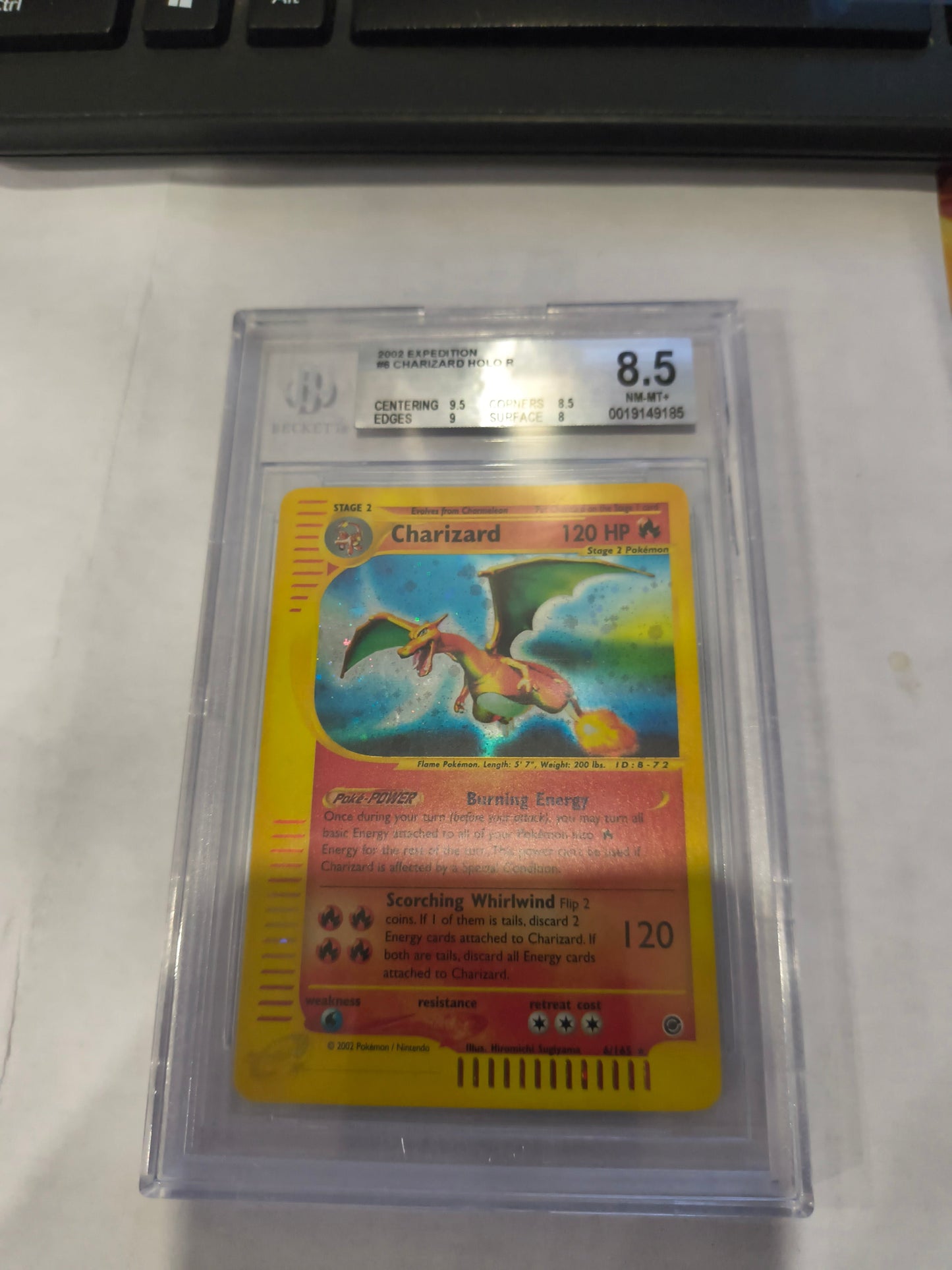 Pokemon: BGS 8.5 Charizard Holo