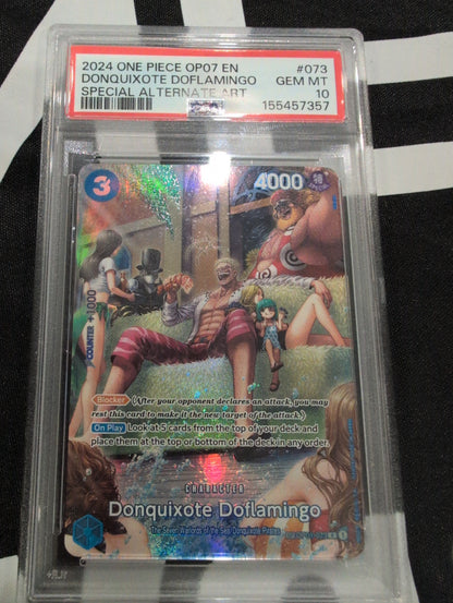 One Piece: PSA 10 Donquixote Doflamingo SP OP07