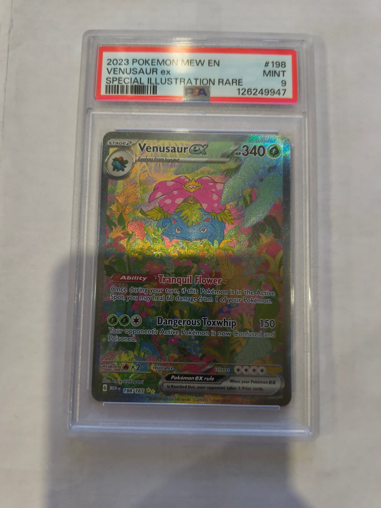Pokemon: PSA 9 Special Illustration Rare Venusaur ex