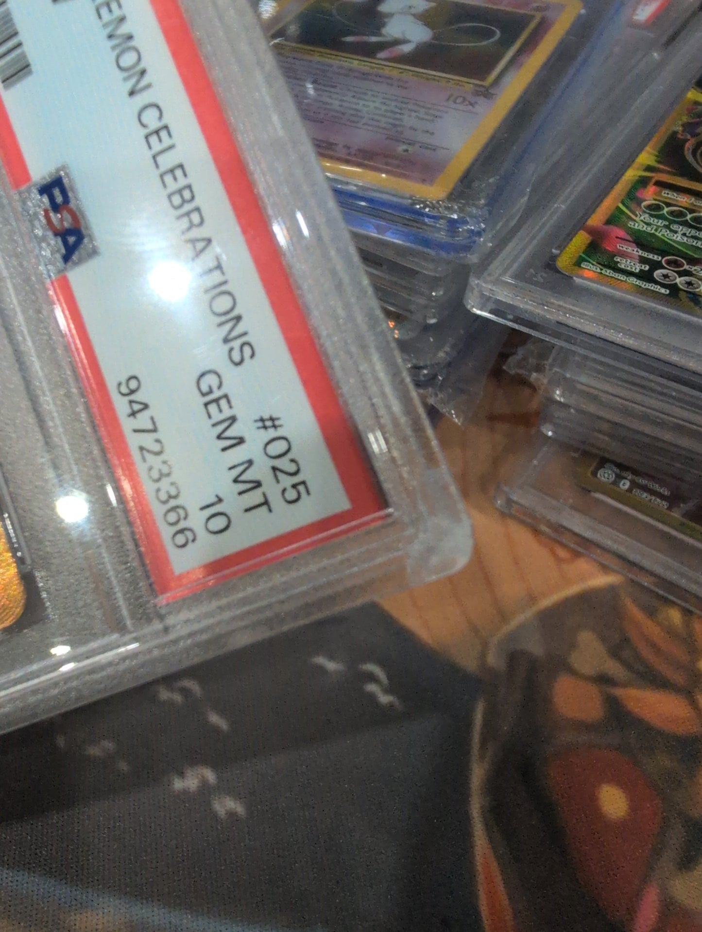 Pokemon: PSA 10 Mew FA Celebrations *Chipped Case*